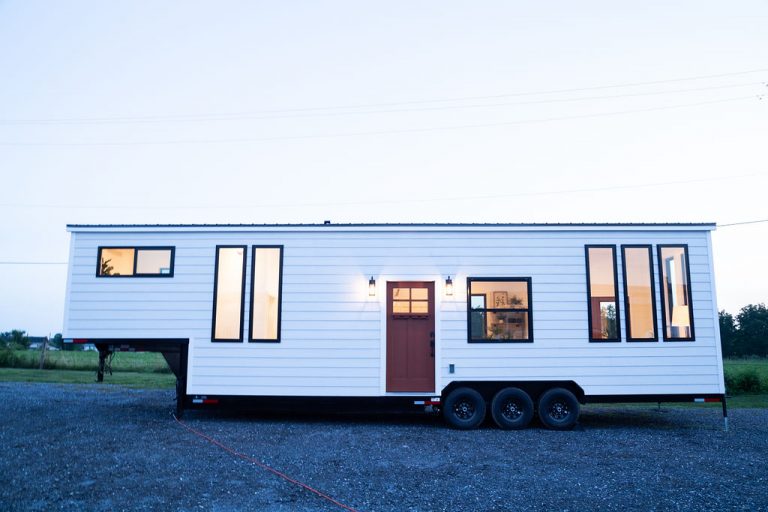 A Farmhouse-Style Tiny Home With The Most Charming And Welcoming Interior